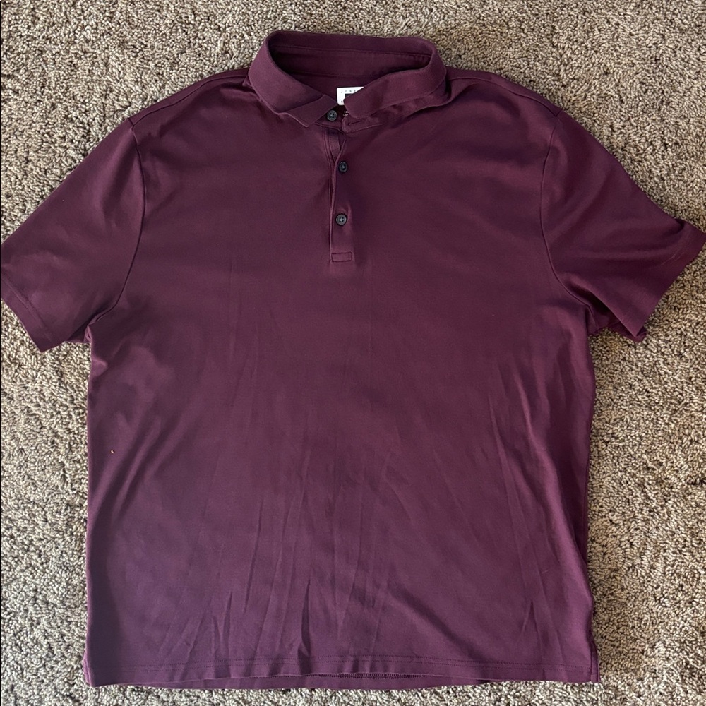 Joseph Abboud Burgundy Polo Shirt